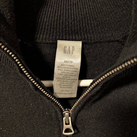 Men's Black Zip-Front Cardigan size small - Picture 4 of 7